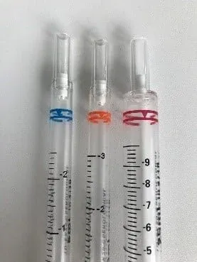 Pipettes sérologiques - Code couleur