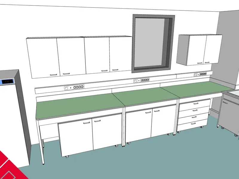 Simulation agencement laboratoire
